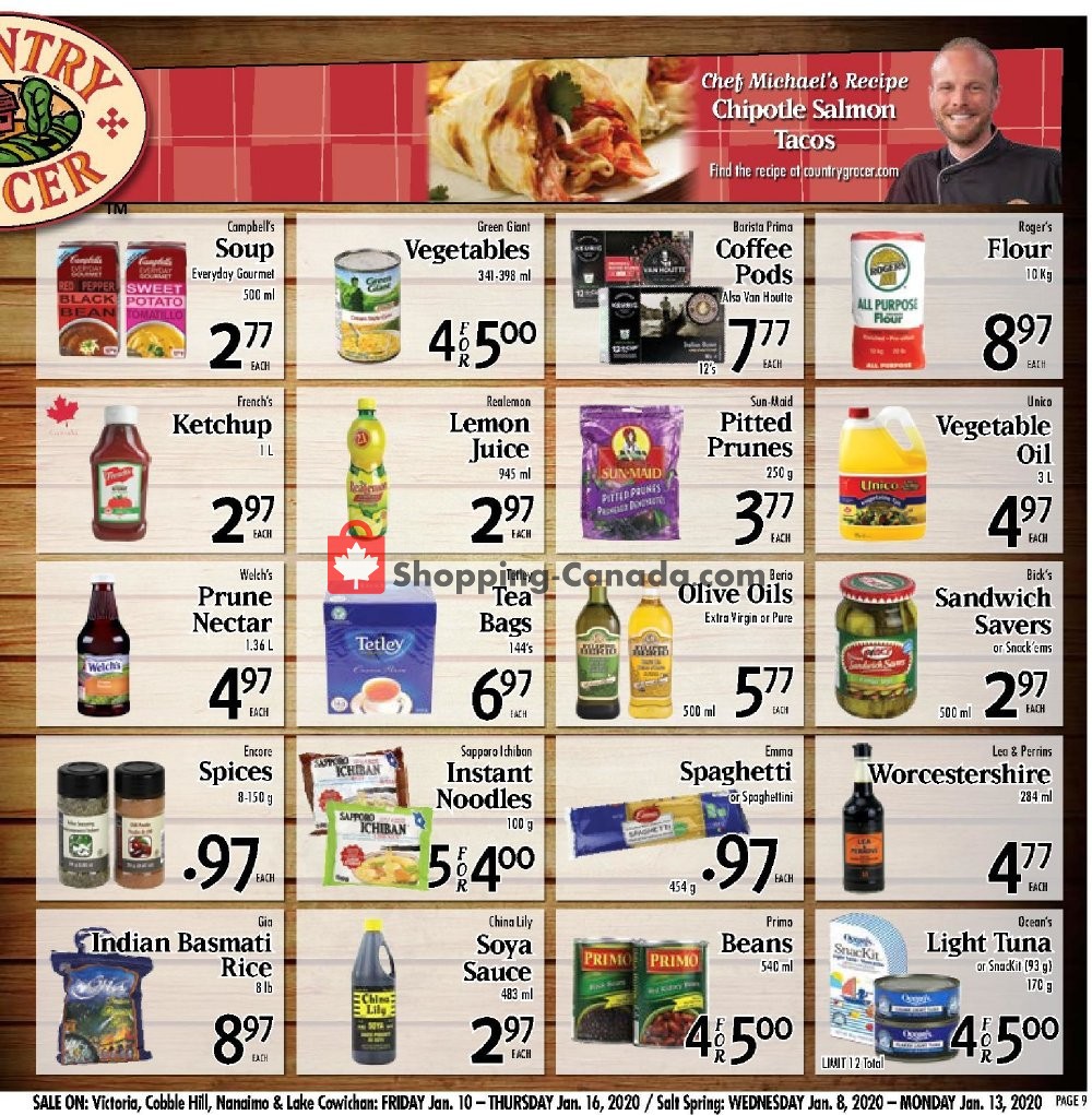 Country Grocer flyer from Friday January 10, 2020 to Thursday January 16, 2020 - page 9