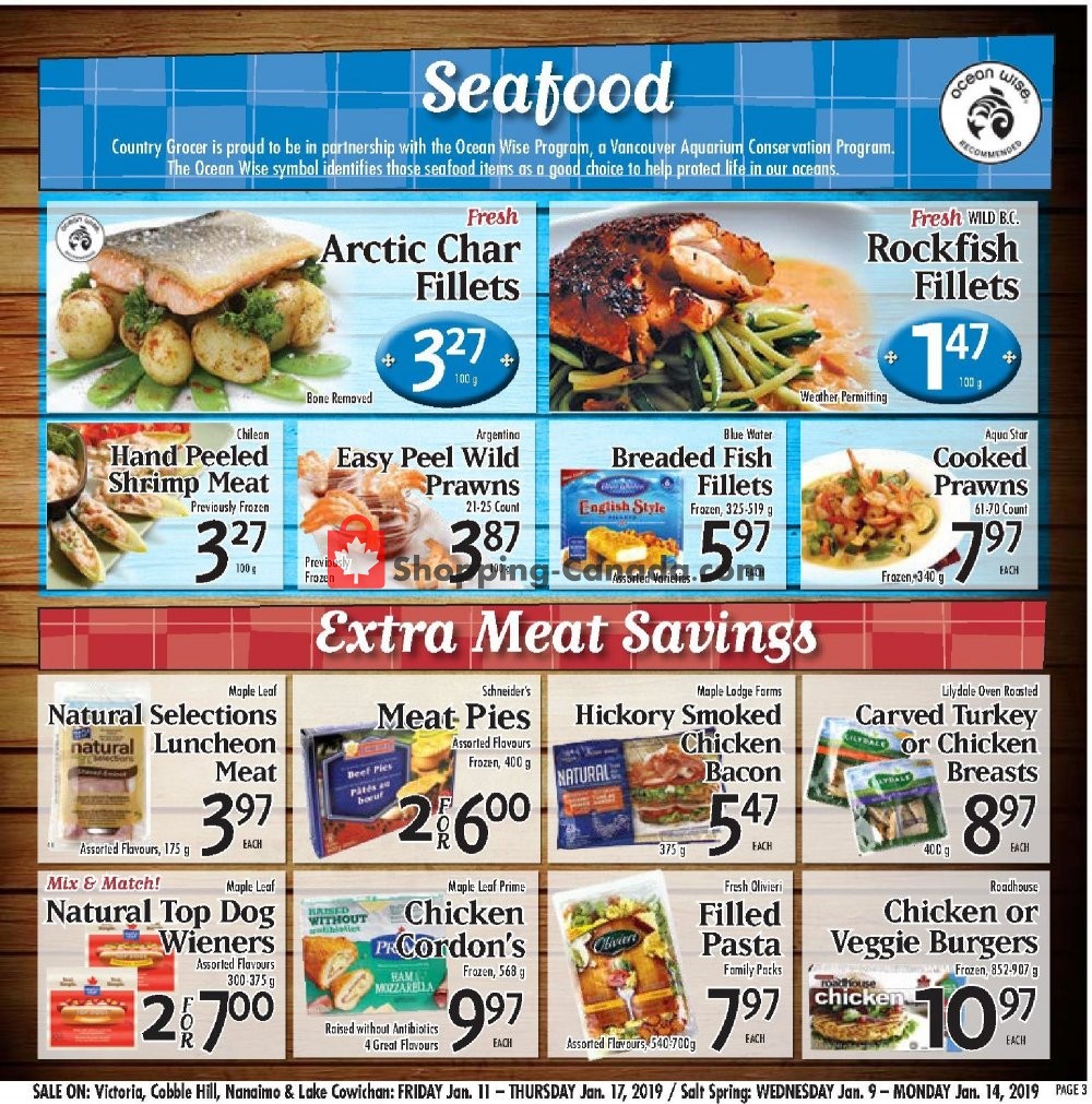 Country Grocer flyer from Friday January 11, 2019 to Thursday January 17, 2019 - page 3