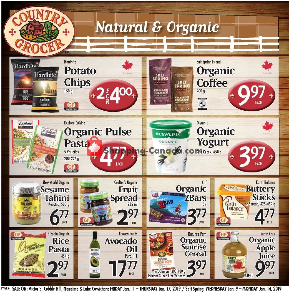 Country Grocer flyer from Friday January 11, 2019 to Thursday January 17, 2019 - page 6