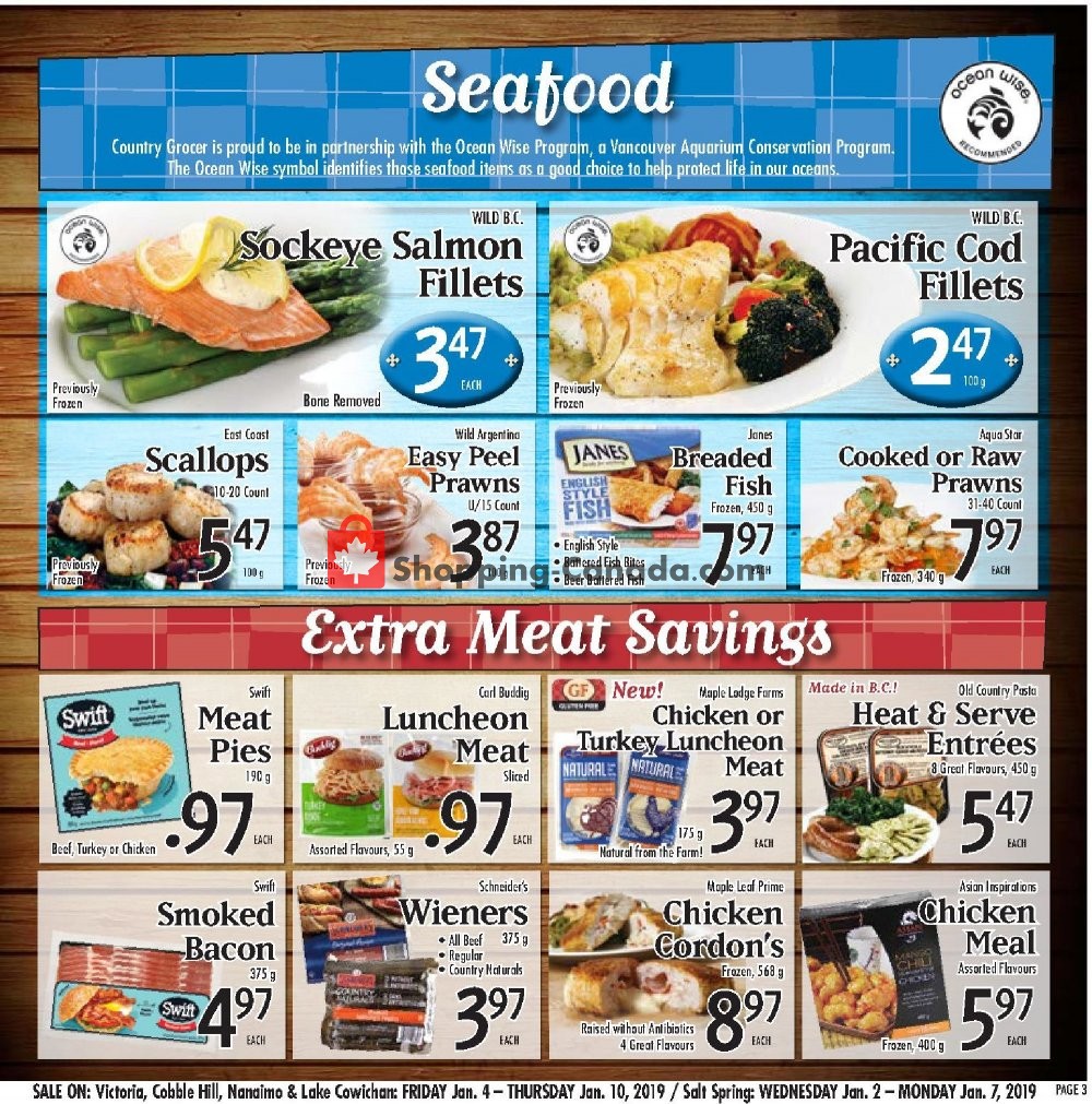 Country Grocer flyer from Friday January 4, 2019 to Thursday January 10, 2019 - page 3