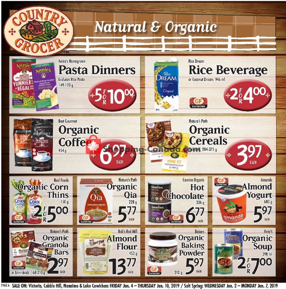 Country Grocer flyer from Friday January 4, 2019 to Thursday January 10, 2019 - page 6