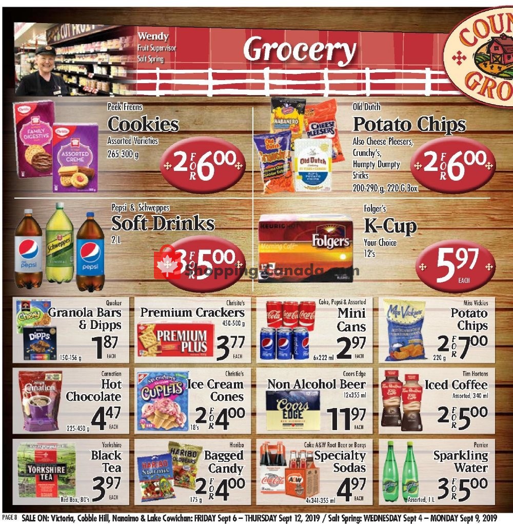 Country Grocer flyer from Friday September 6, 2019 to Thursday September 12, 2019 - page 8