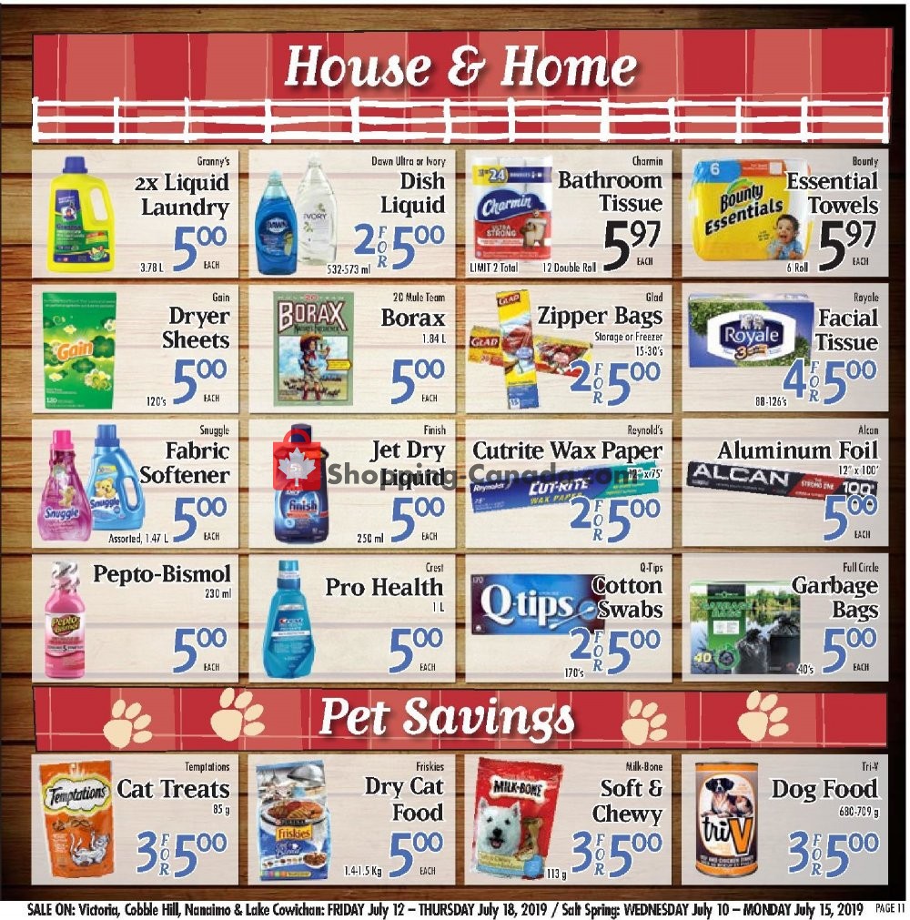 Country Grocer flyer from Friday July 12, 2019 to Thursday July 18, 2019 - page 11