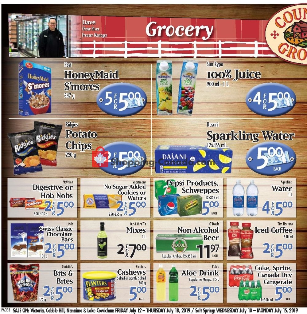 Country Grocer flyer from Friday July 12, 2019 to Thursday July 18, 2019 - page 8