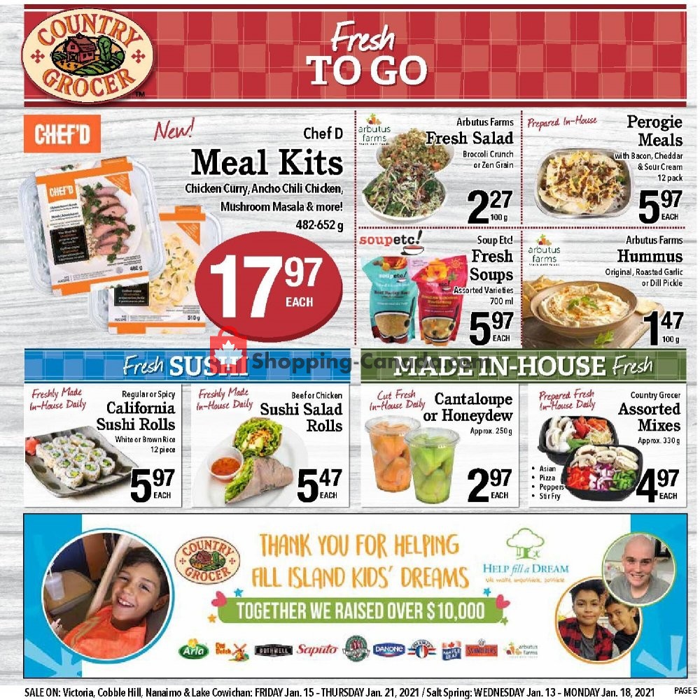 Country Grocer flyer from Friday January 15, 2021 to Thursday January 21, 2021 - page 5