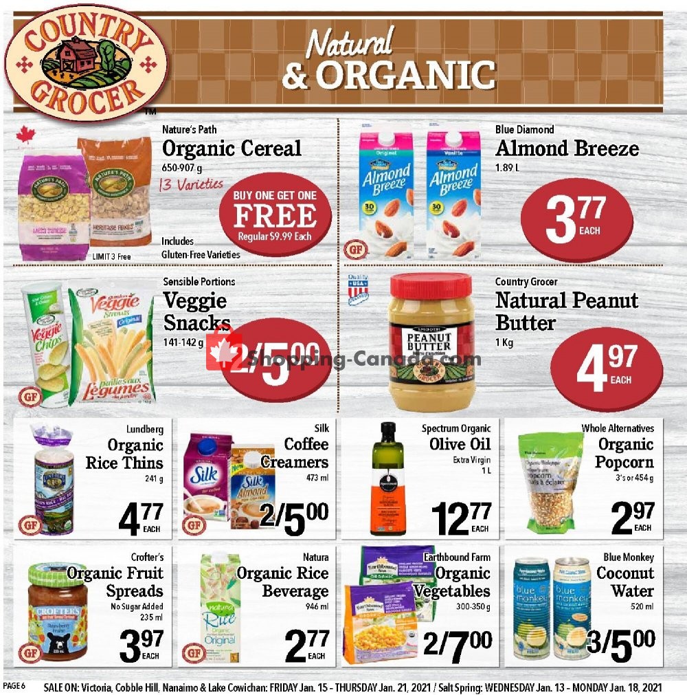 Country Grocer flyer from Friday January 15, 2021 to Thursday January 21, 2021 - page 6