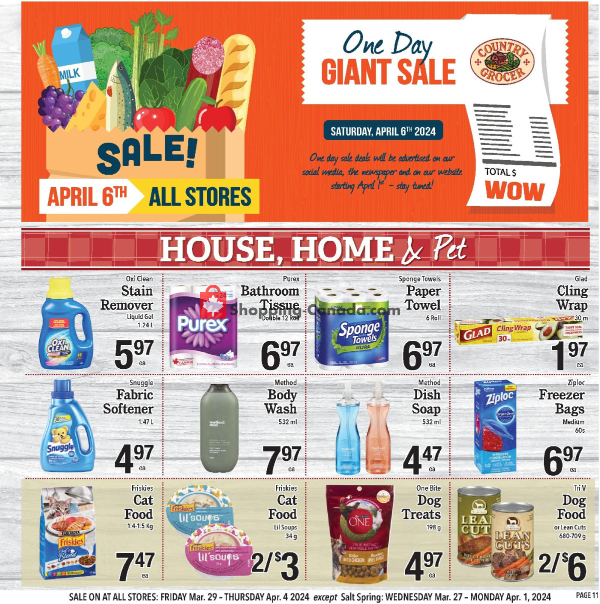 Country Grocer flyer from Wednesday March 27, 2024 to Monday April 1, 2024 - page 11
