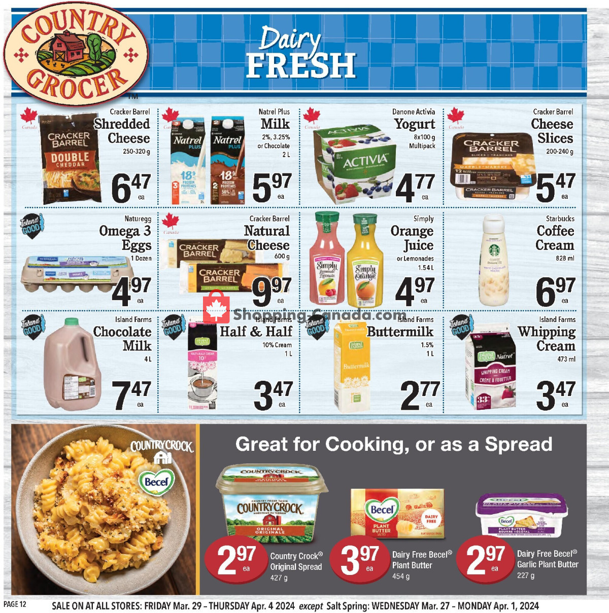 Country Grocer flyer from Wednesday March 27, 2024 to Monday April 1, 2024 - page 12
