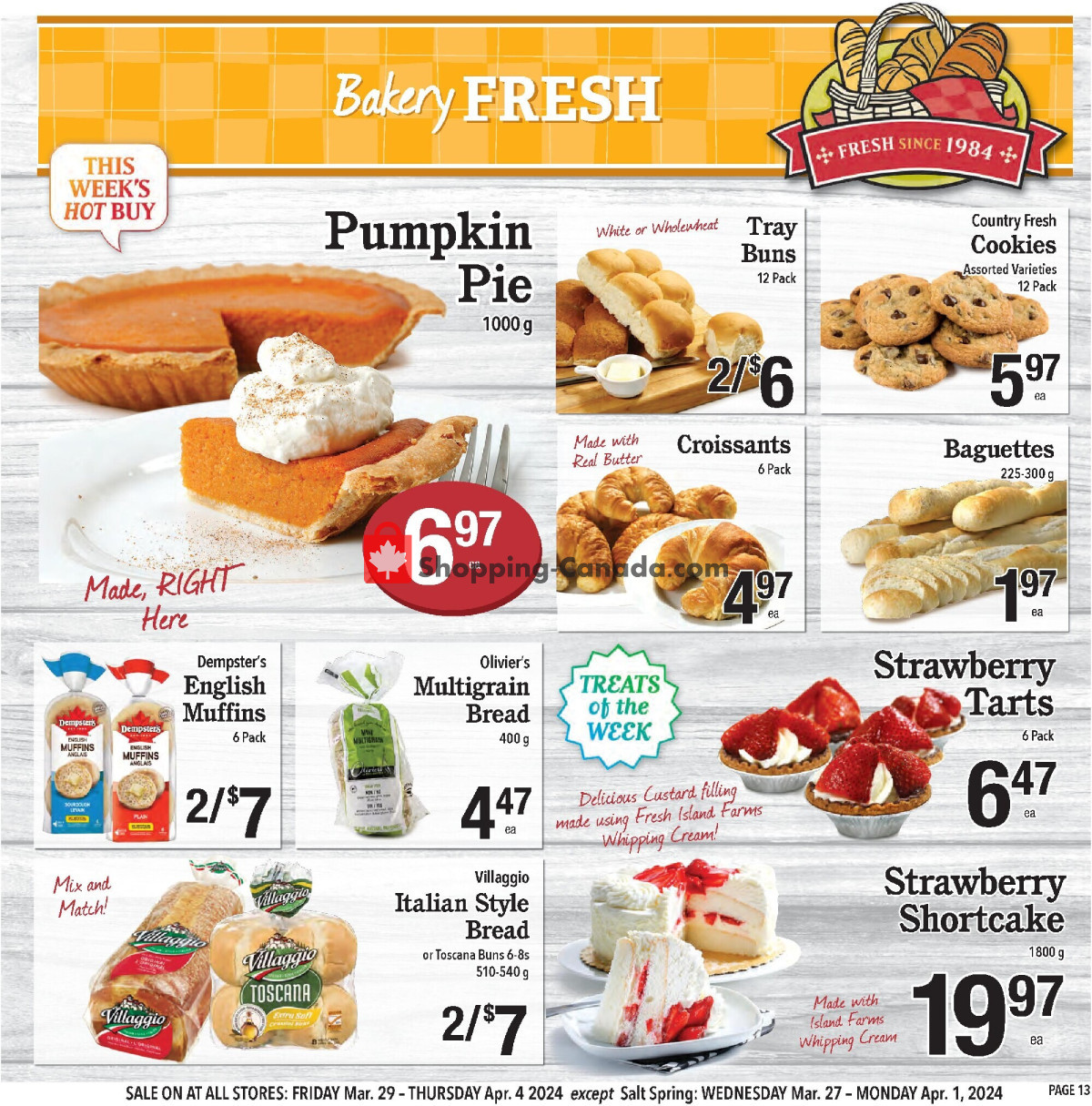 Country Grocer flyer from Wednesday March 27, 2024 to Monday April 1, 2024 - page 13