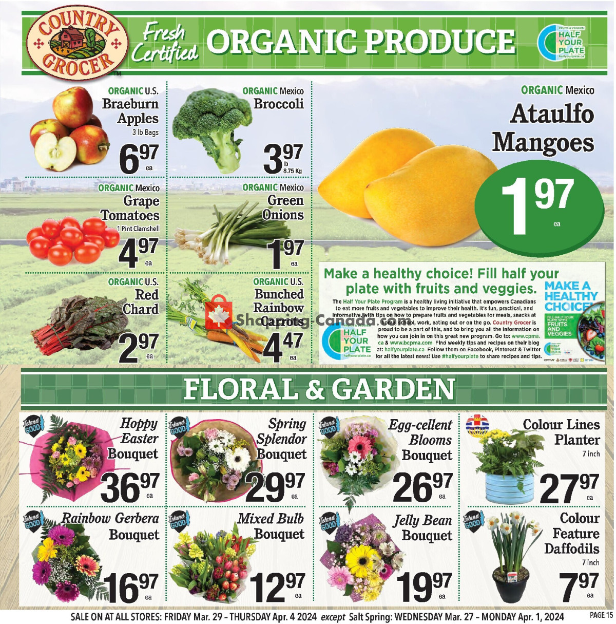 Country Grocer flyer from Wednesday March 27, 2024 to Monday April 1, 2024 - page 15