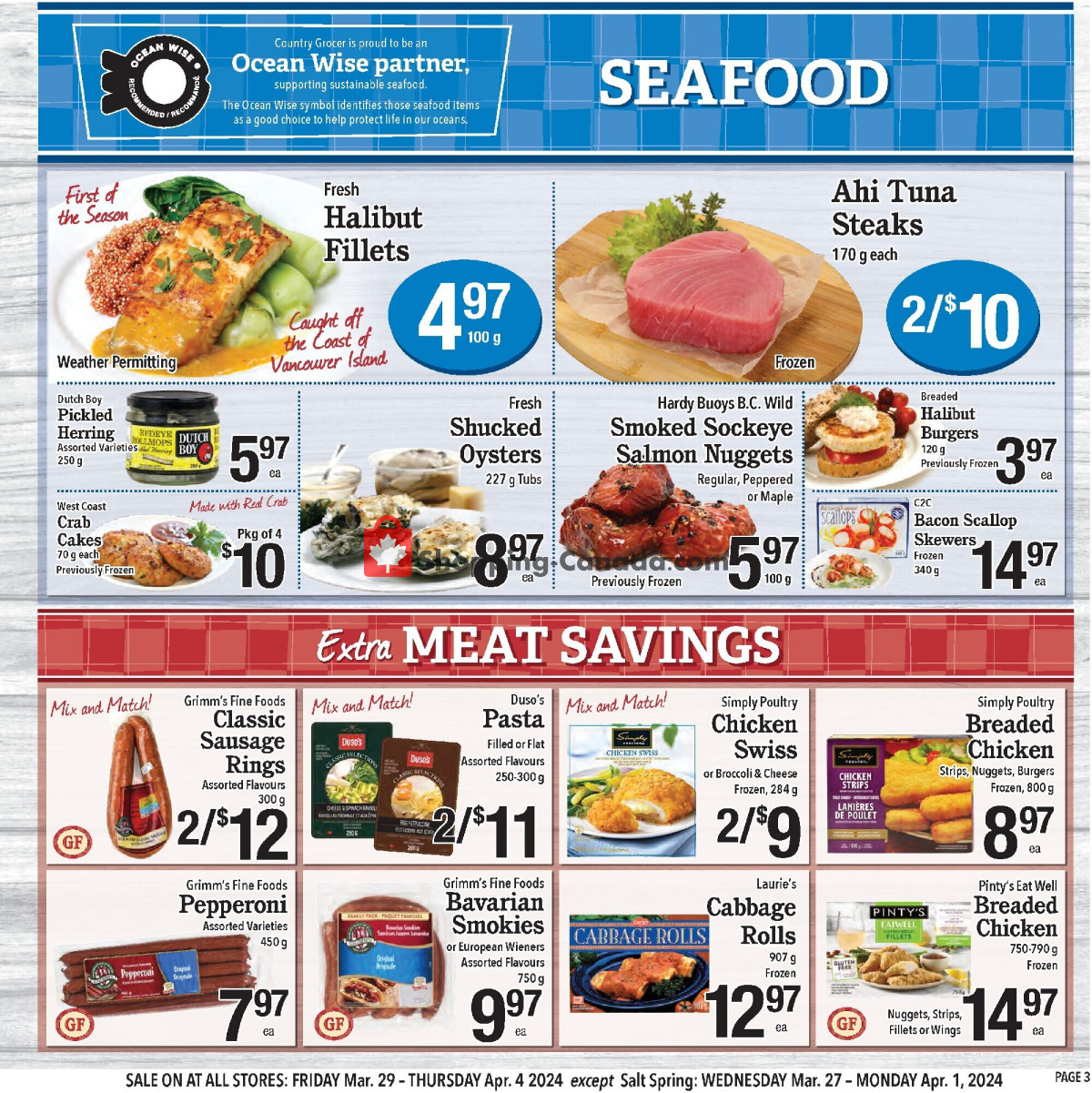 Country Grocer flyer from Wednesday March 27, 2024 to Monday April 1, 2024 - page 3