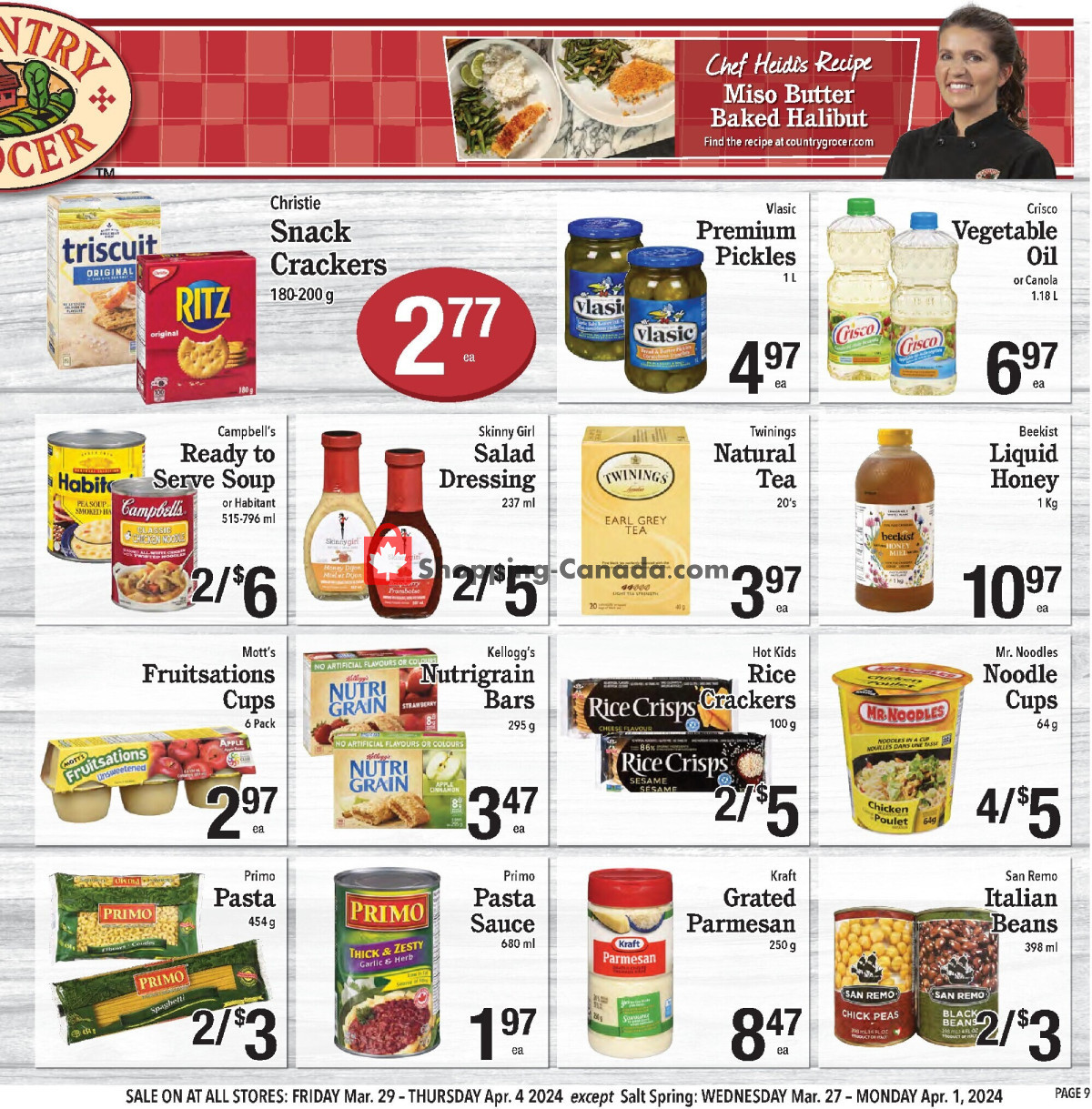 Country Grocer flyer from Wednesday March 27, 2024 to Monday April 1, 2024 - page 9