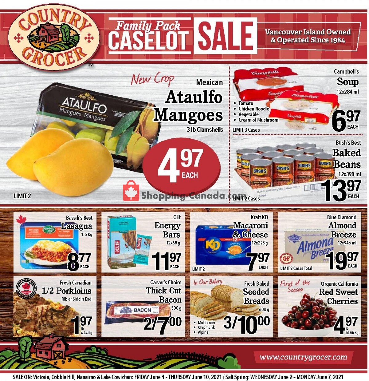 Country Grocer flyer from Friday June 4, 2021 to Thursday June 10, 2021 - page 1