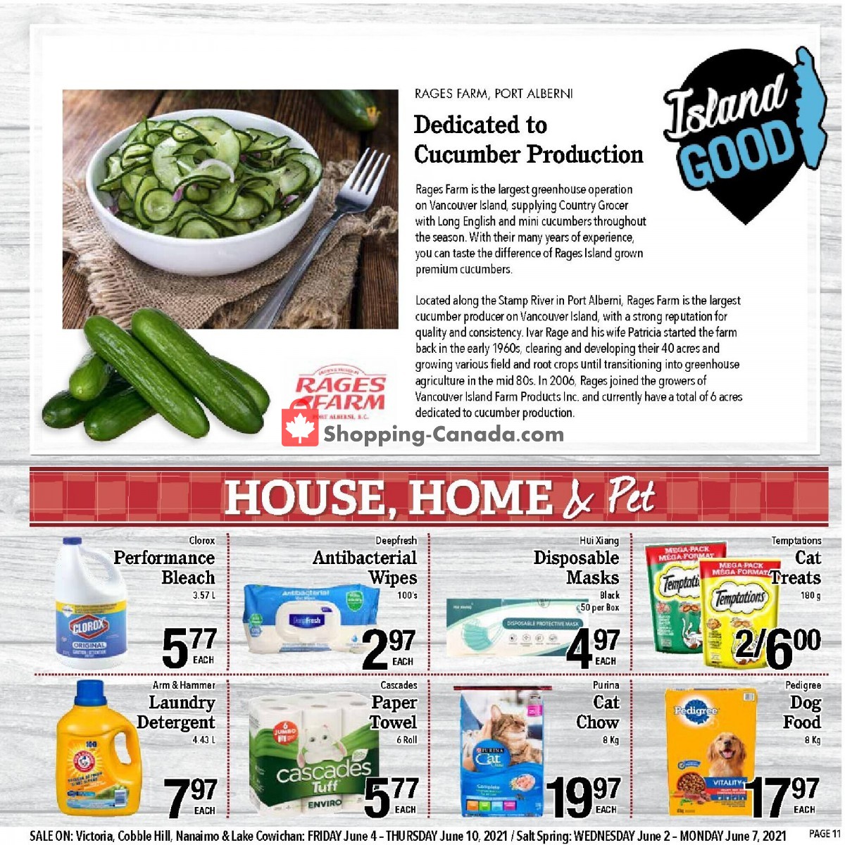 Country Grocer flyer from Friday June 4, 2021 to Thursday June 10, 2021 - page 11