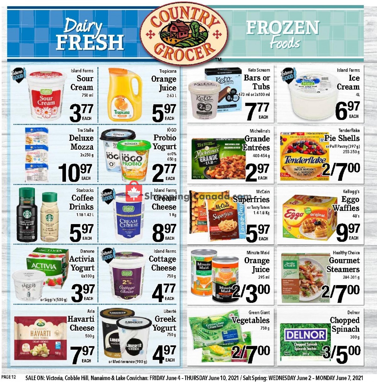 Country Grocer flyer from Friday June 4, 2021 to Thursday June 10, 2021 - page 12