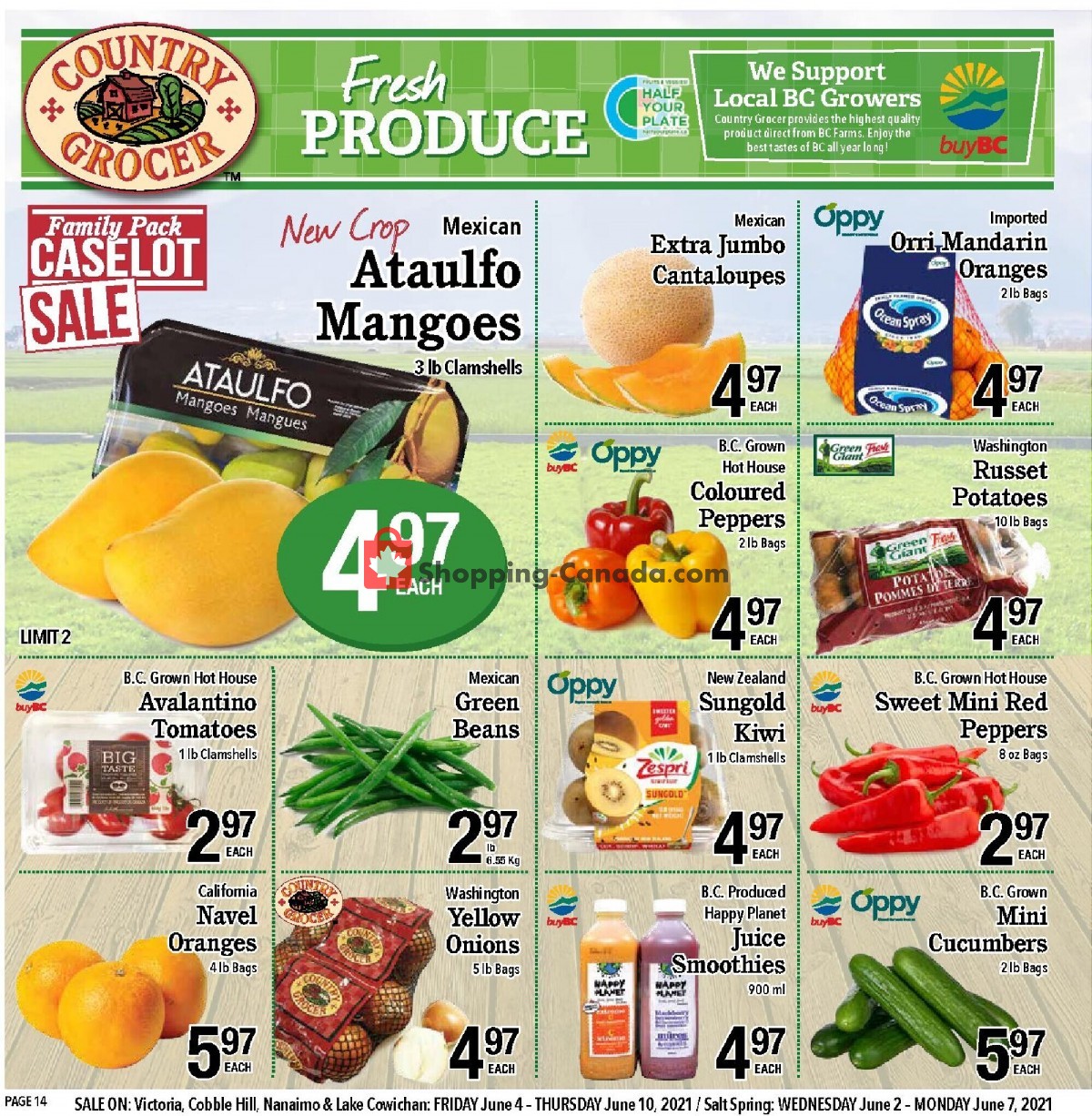 Country Grocer flyer from Friday June 4, 2021 to Thursday June 10, 2021 - page 14