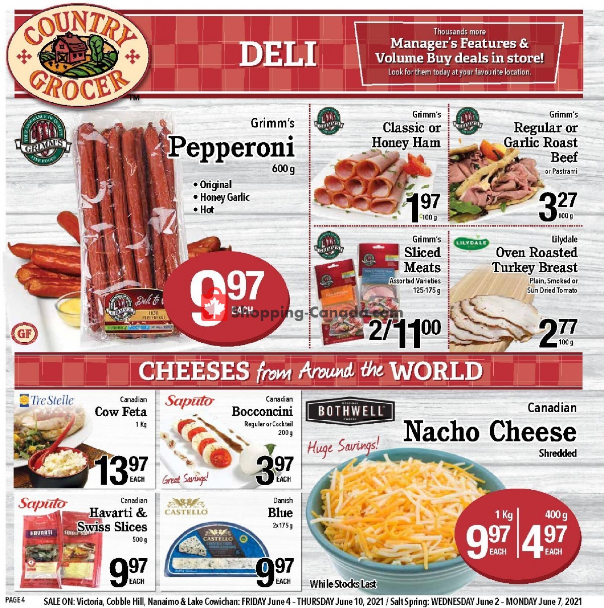 Country Grocer flyer from Friday June 4, 2021 to Thursday June 10, 2021 - page 4