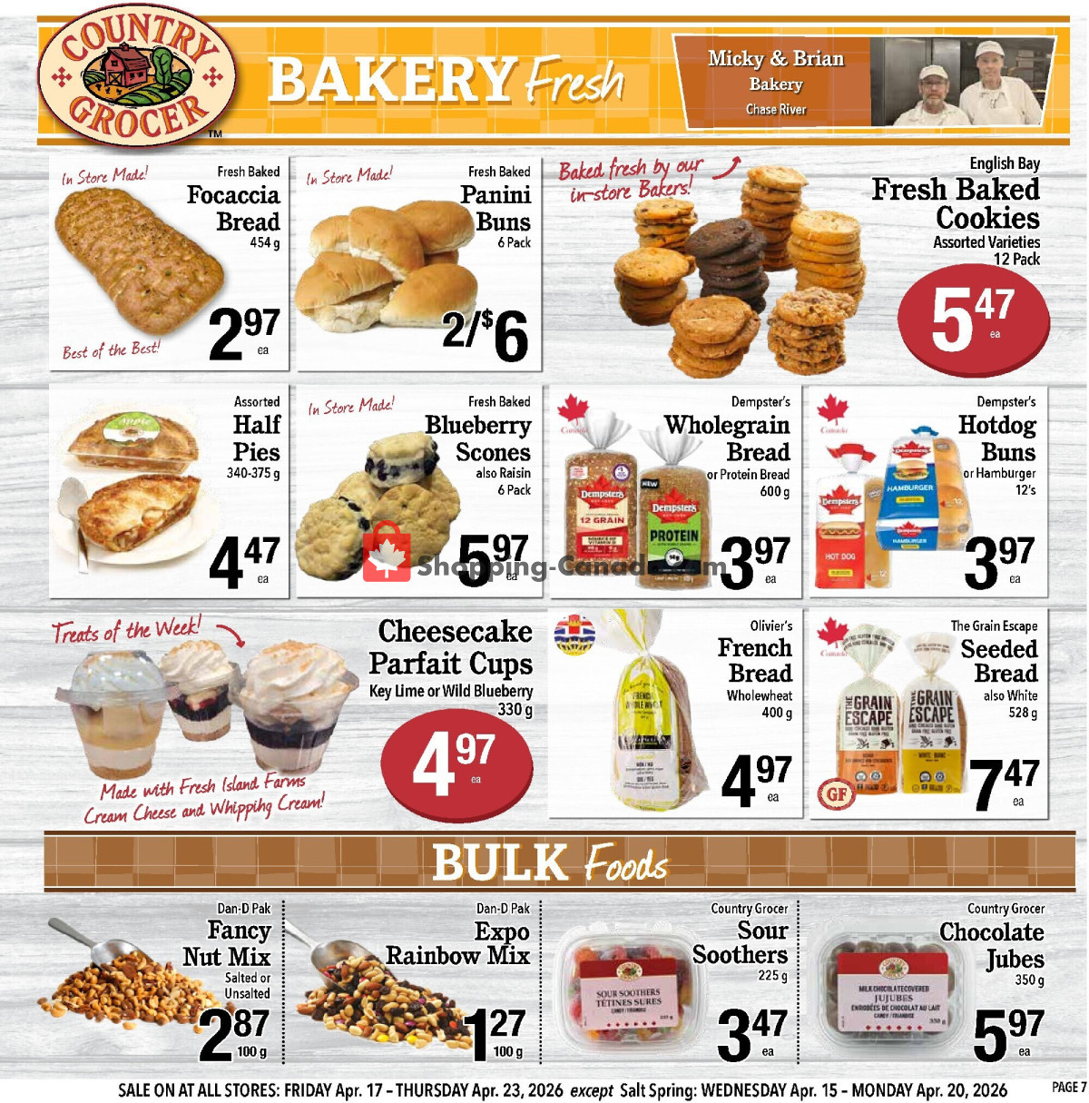Country Grocer flyer from Friday April 17, 2026 to Thursday April 23, 2026 - page 7