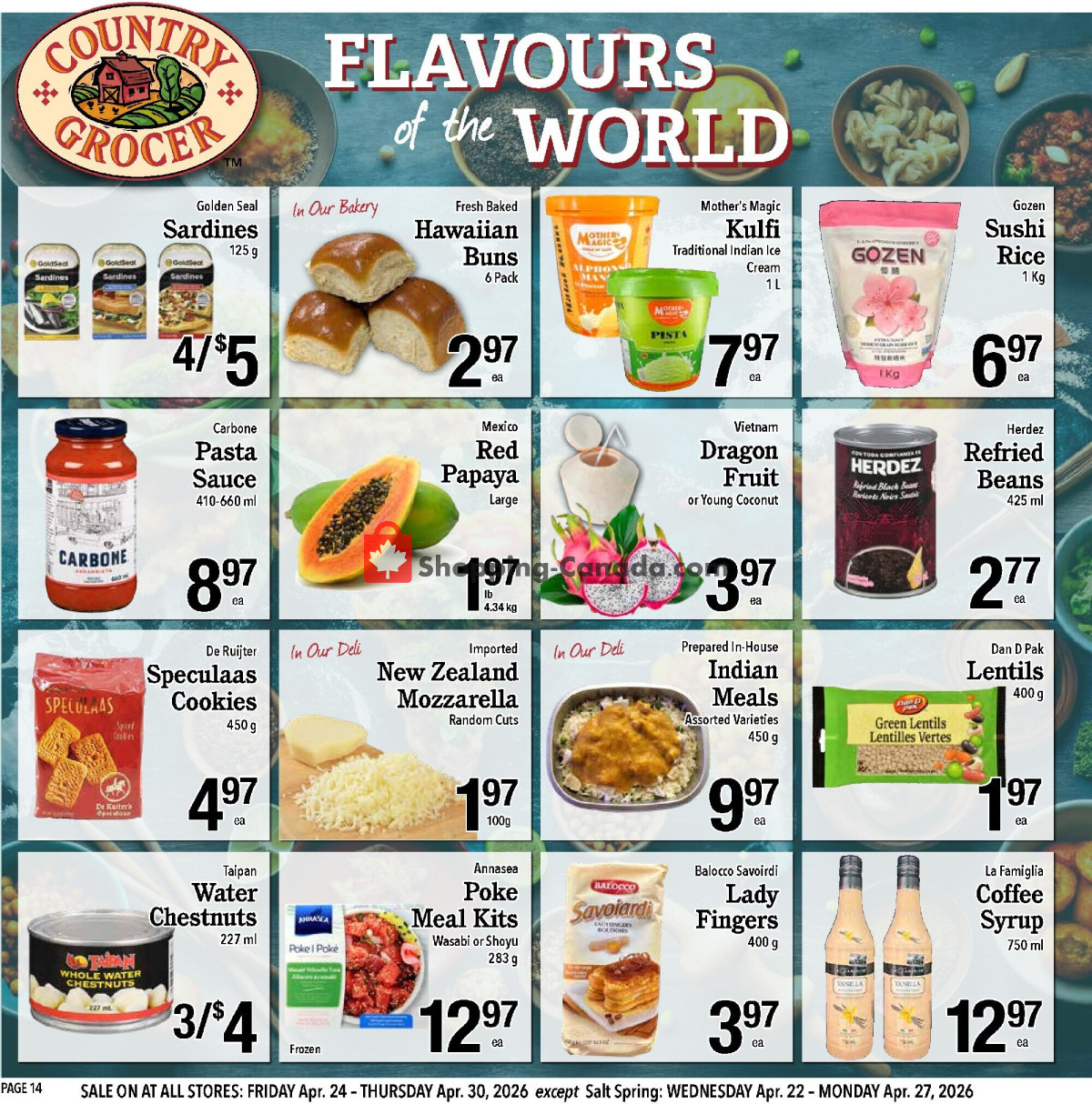 Country Grocer flyer from Friday April 24, 2026 to Thursday April 30, 2026 - page 14