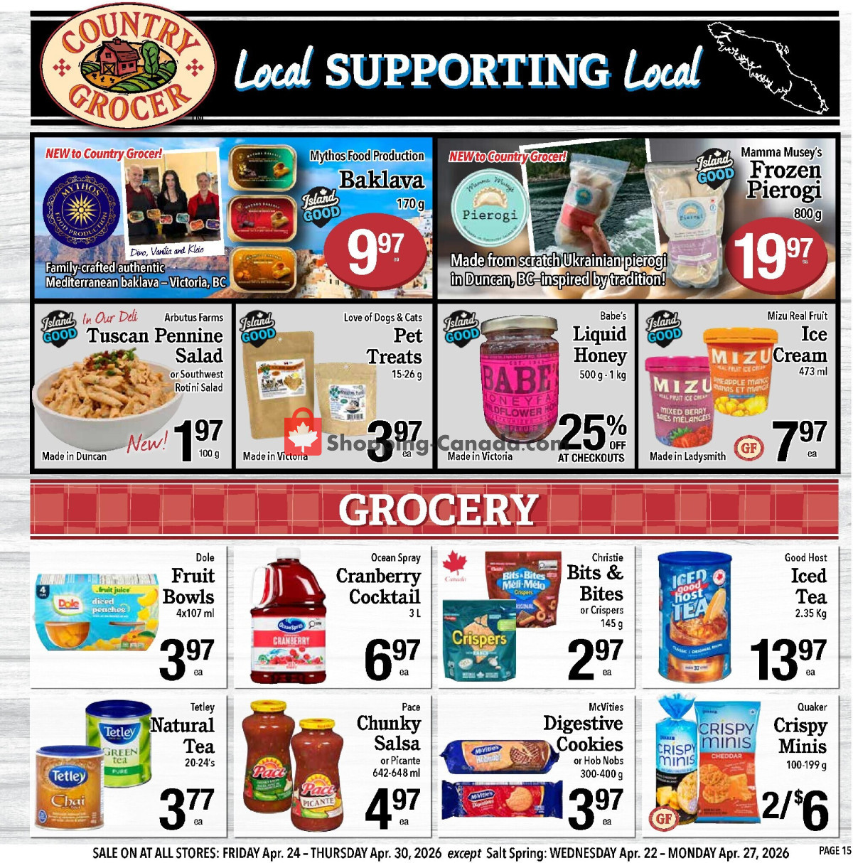 Country Grocer flyer from Friday April 24, 2026 to Thursday April 30, 2026 - page 15