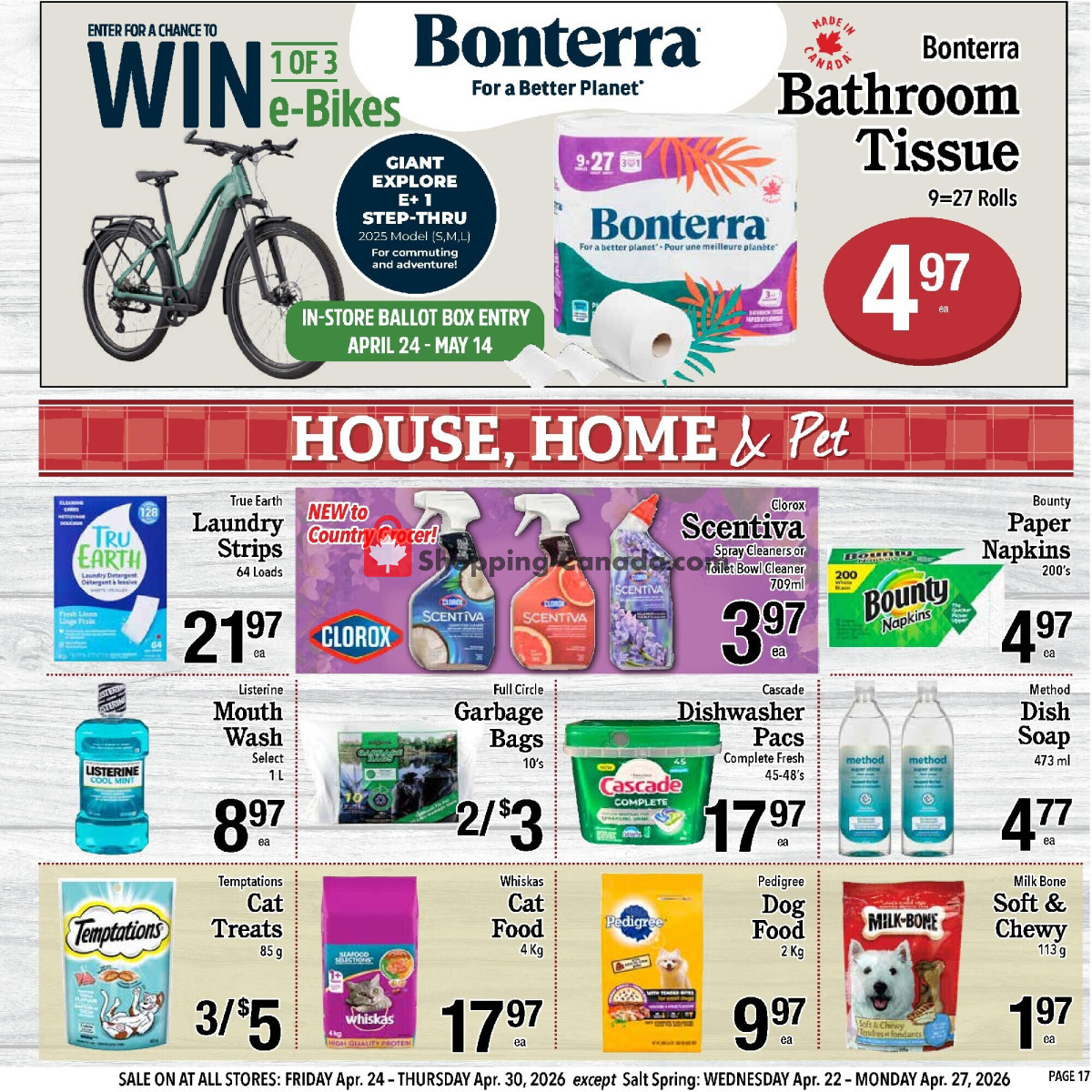 Country Grocer flyer from Friday April 24, 2026 to Thursday April 30, 2026 - page 17