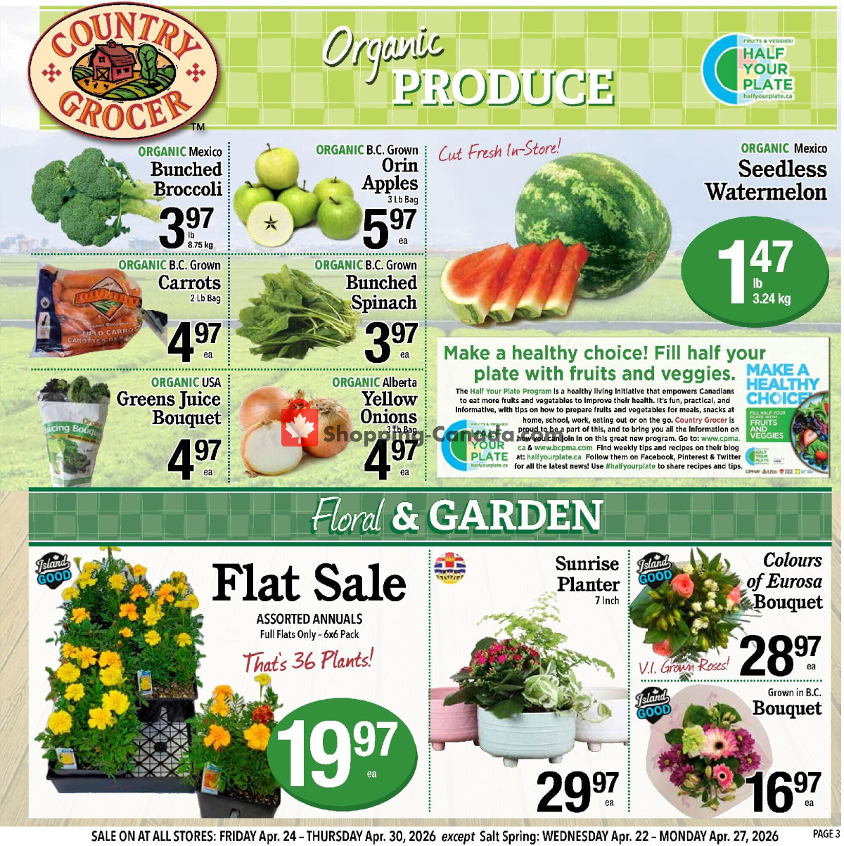 Country Grocer flyer from Friday April 24, 2026 to Thursday April 30, 2026 - page 3