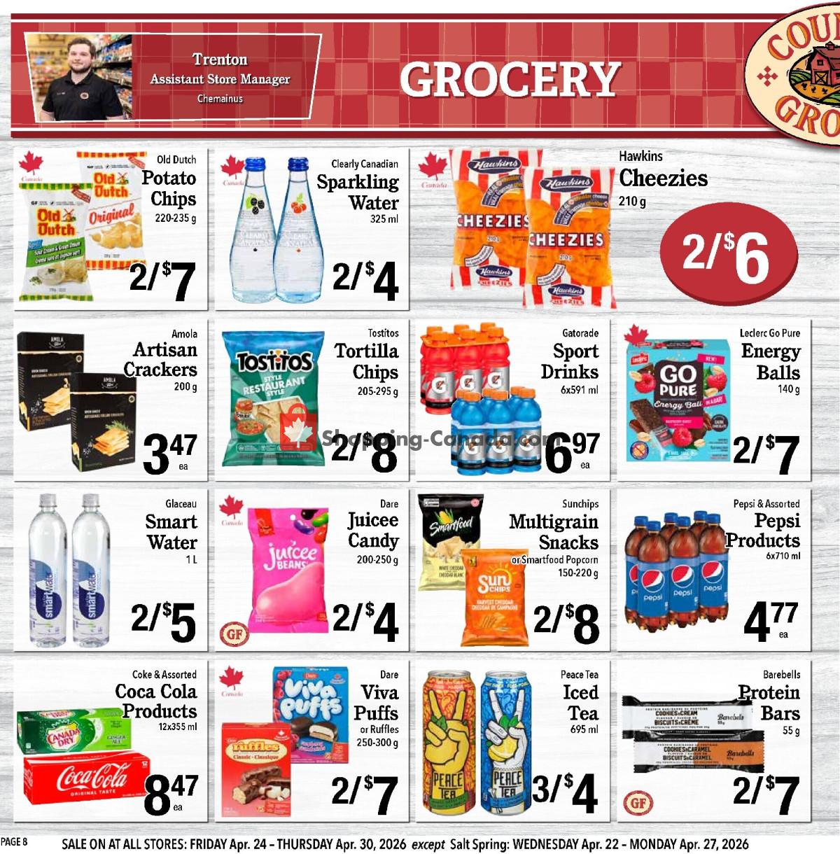 Country Grocer flyer from Friday April 24, 2026 to Thursday April 30, 2026 - page 8