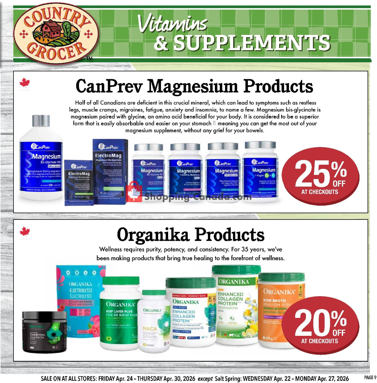 Country Grocer flyer from Friday April 24, 2026 to Thursday April 30, 2026 - page 9