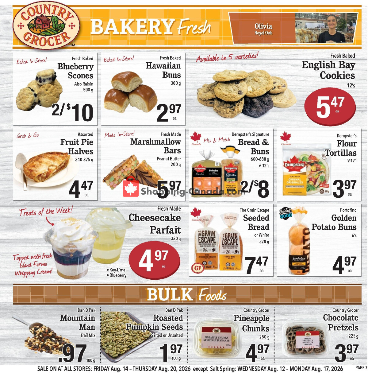 Country Grocer flyer from Friday August 14, 2026 to Thursday August 20, 2026 - page 7