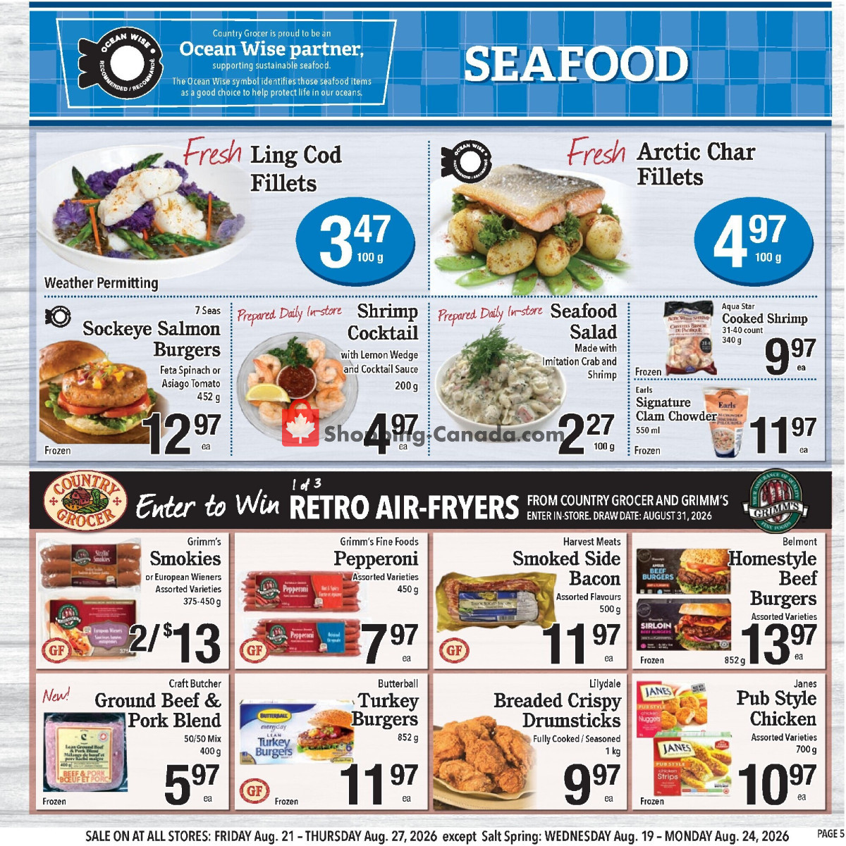 Country Grocer flyer from Friday August 21, 2026 to Thursday August 27, 2026 - page 5