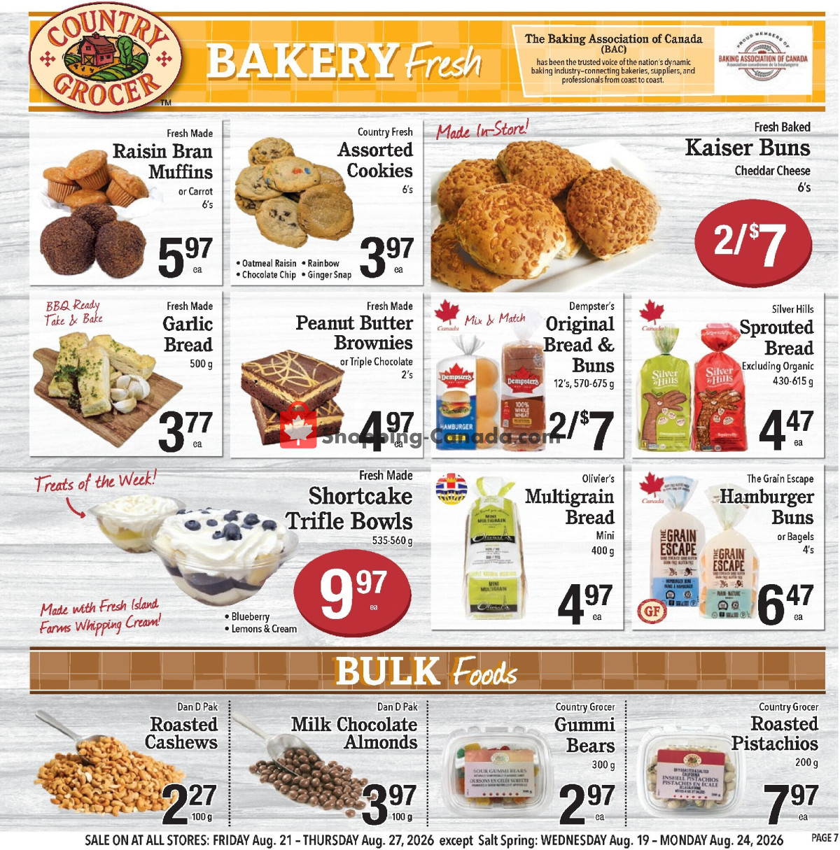 Country Grocer flyer from Friday August 21, 2026 to Thursday August 27, 2026 - page 7