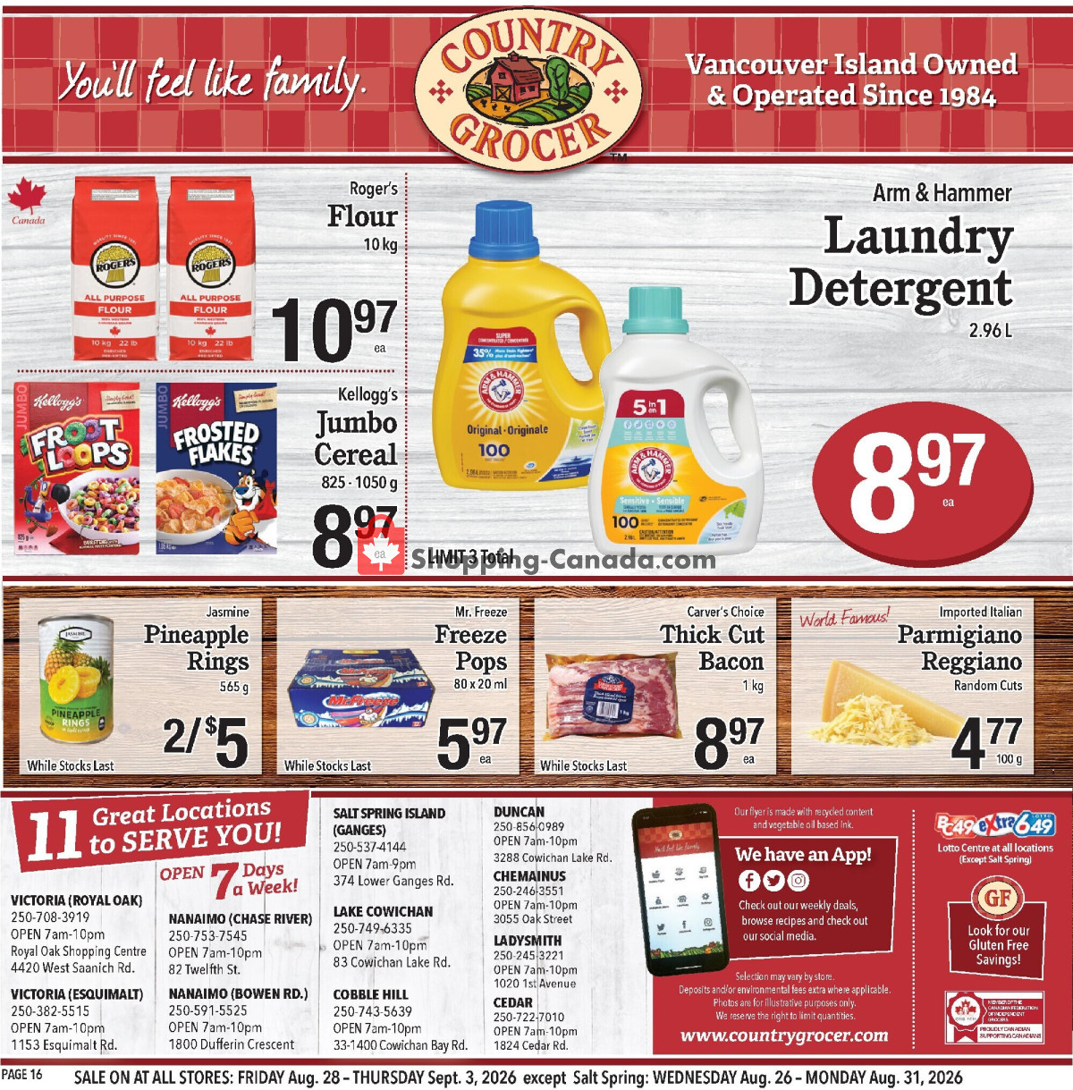 Country Grocer flyer from Friday August 28, 2026 to Thursday September 3, 2026 - page 16