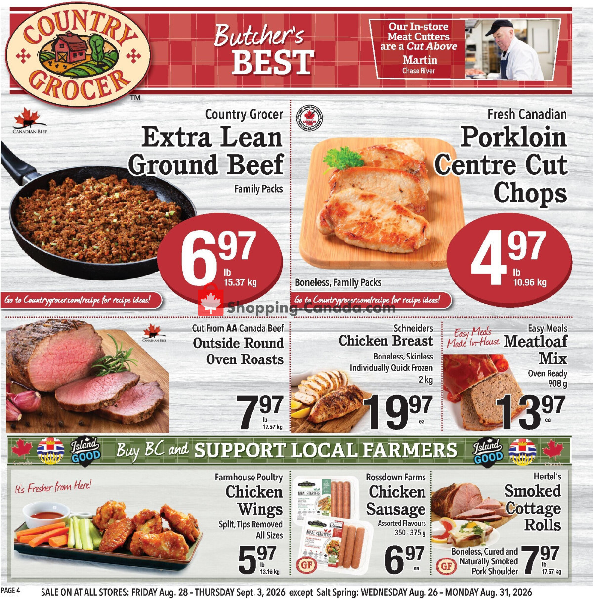 Country Grocer flyer from Friday August 28, 2026 to Thursday September 3, 2026 - page 4