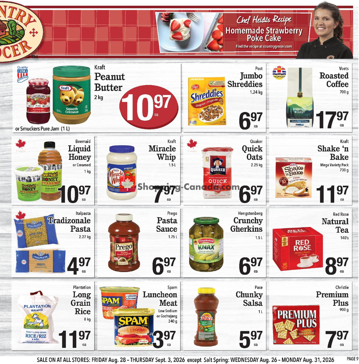 Country Grocer flyer from Friday August 28, 2026 to Thursday September 3, 2026 - page 9