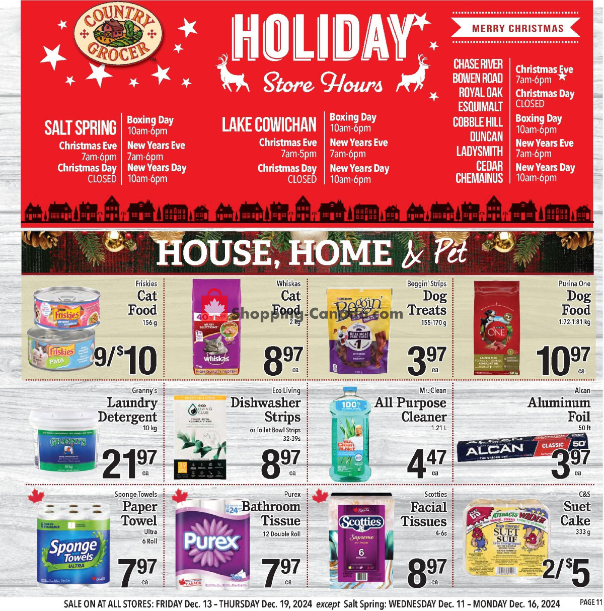 Country Grocer flyer from Friday December 13, 2024 to Thursday December 19, 2024 - page 11