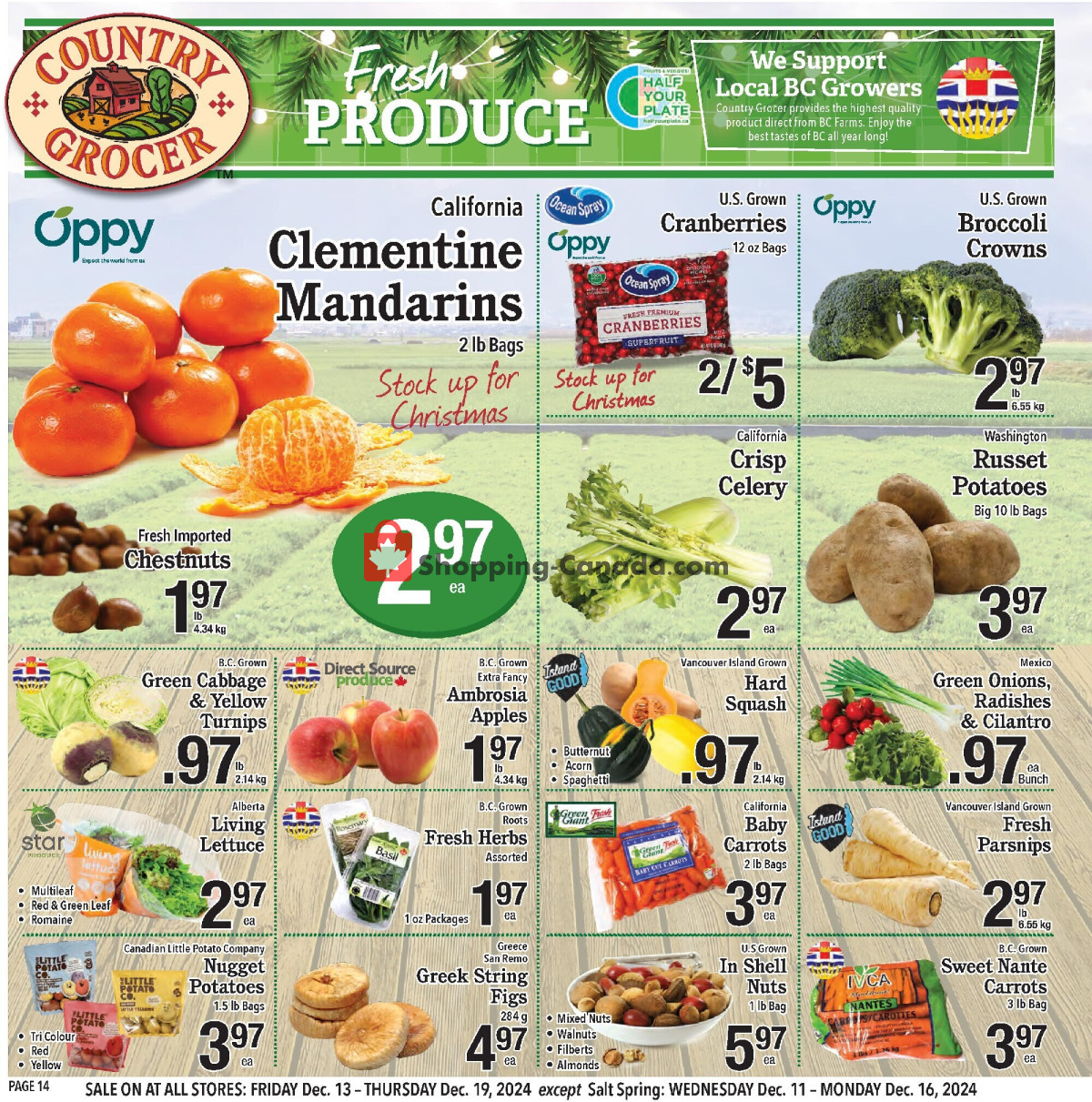 Country Grocer flyer from Friday December 13, 2024 to Thursday December 19, 2024 - page 14