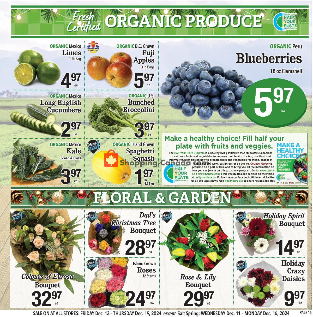 Country Grocer flyer from Friday December 13, 2024 to Thursday December 19, 2024 - page 15