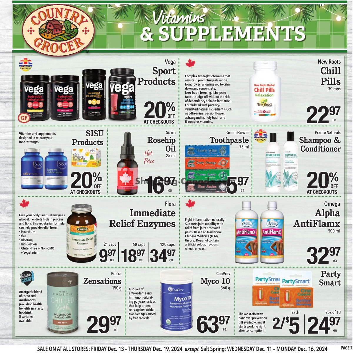 Country Grocer flyer from Friday December 13, 2024 to Thursday December 19, 2024 - page 7