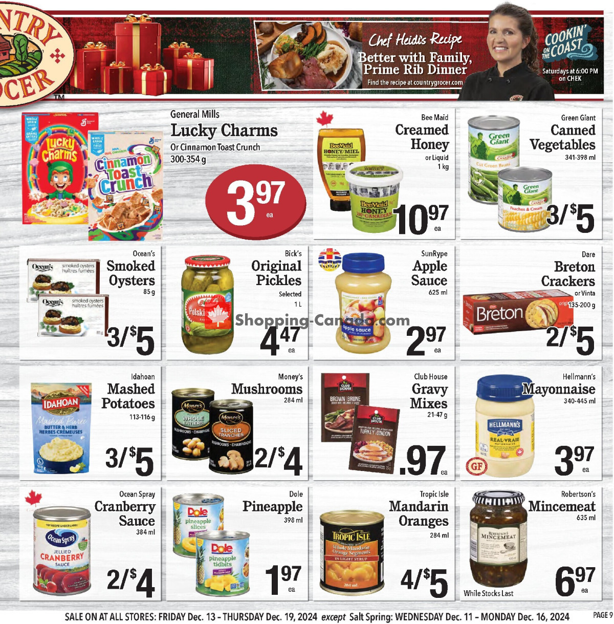 Country Grocer flyer from Friday December 13, 2024 to Thursday December 19, 2024 - page 9