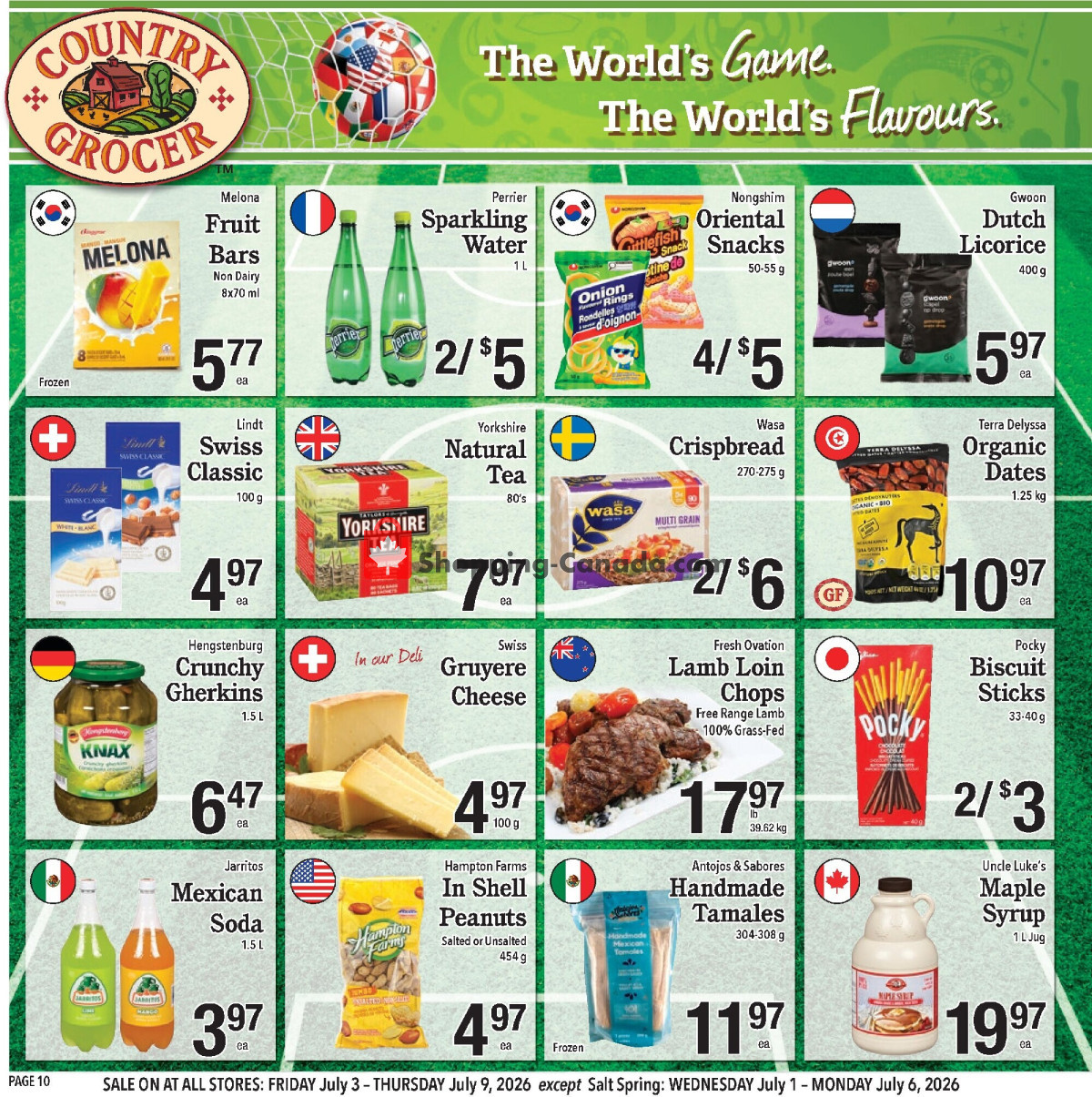 Country Grocer flyer from Wednesday July 1, 2026 to Monday July 6, 2026 - page 10