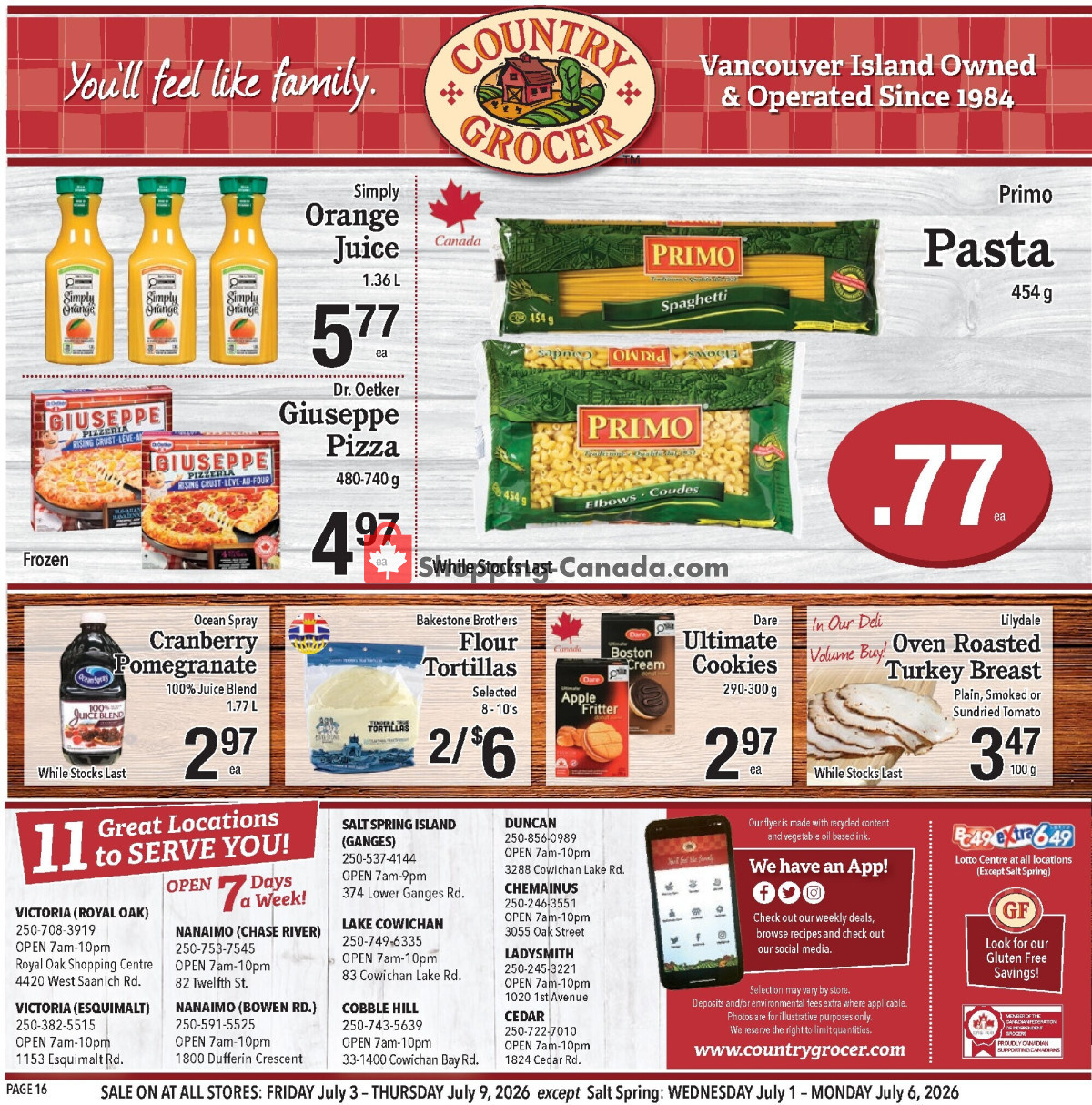 Country Grocer flyer from Wednesday July 1, 2026 to Monday July 6, 2026 - page 16