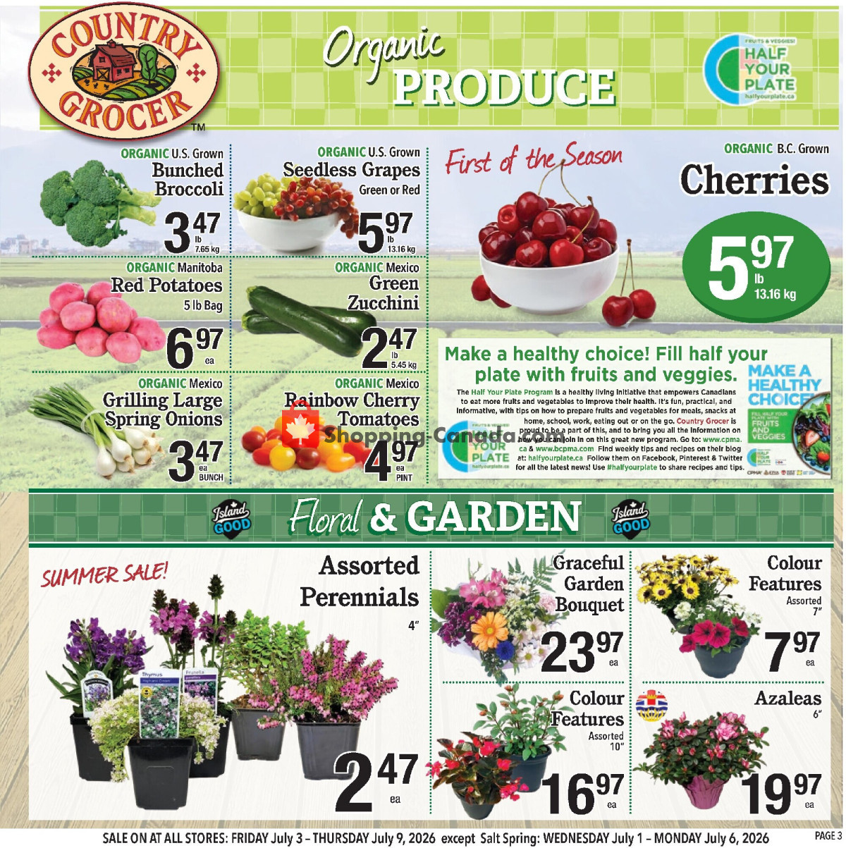 Country Grocer flyer from Wednesday July 1, 2026 to Monday July 6, 2026 - page 3