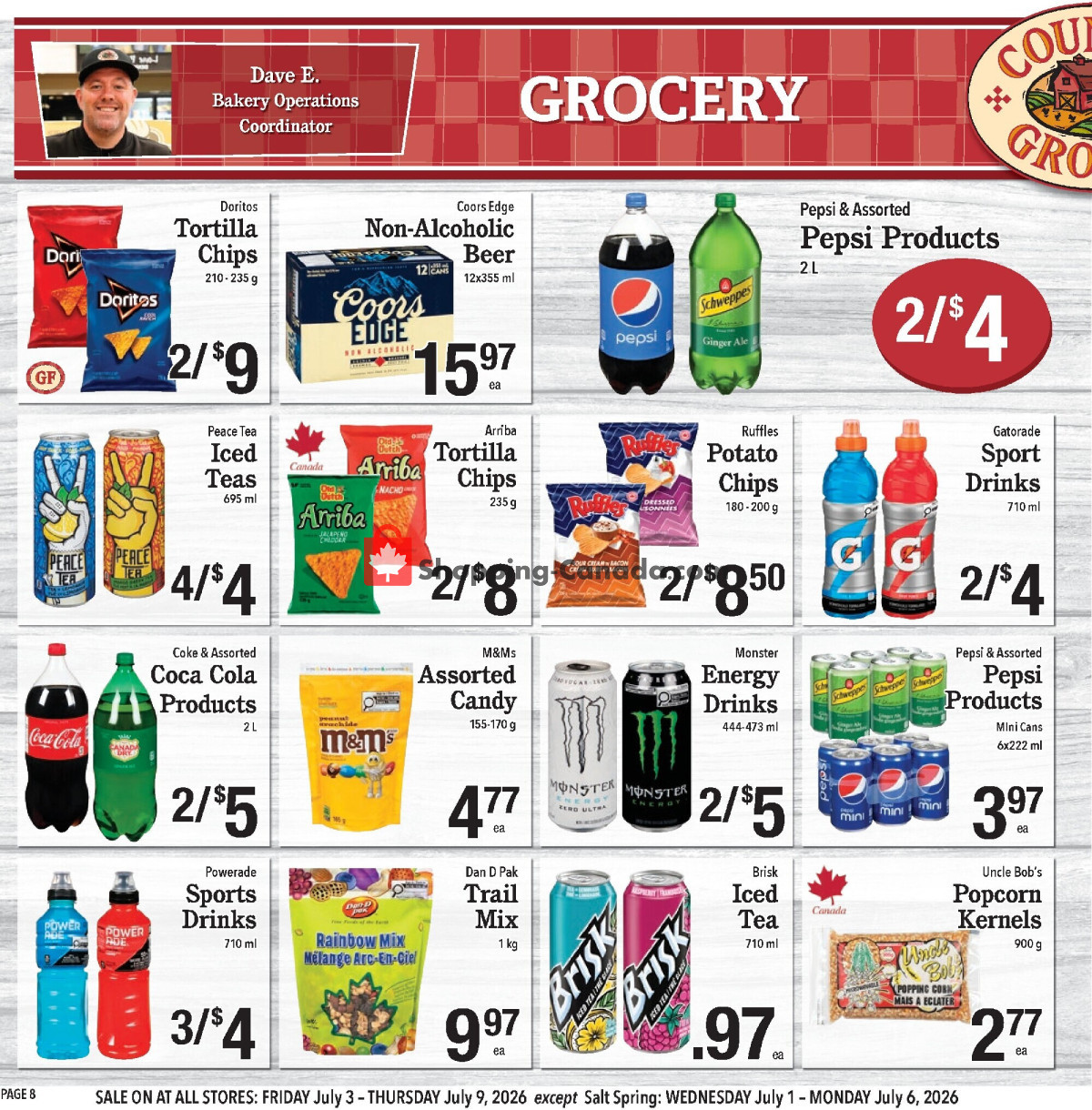 Country Grocer flyer from Wednesday July 1, 2026 to Monday July 6, 2026 - page 8