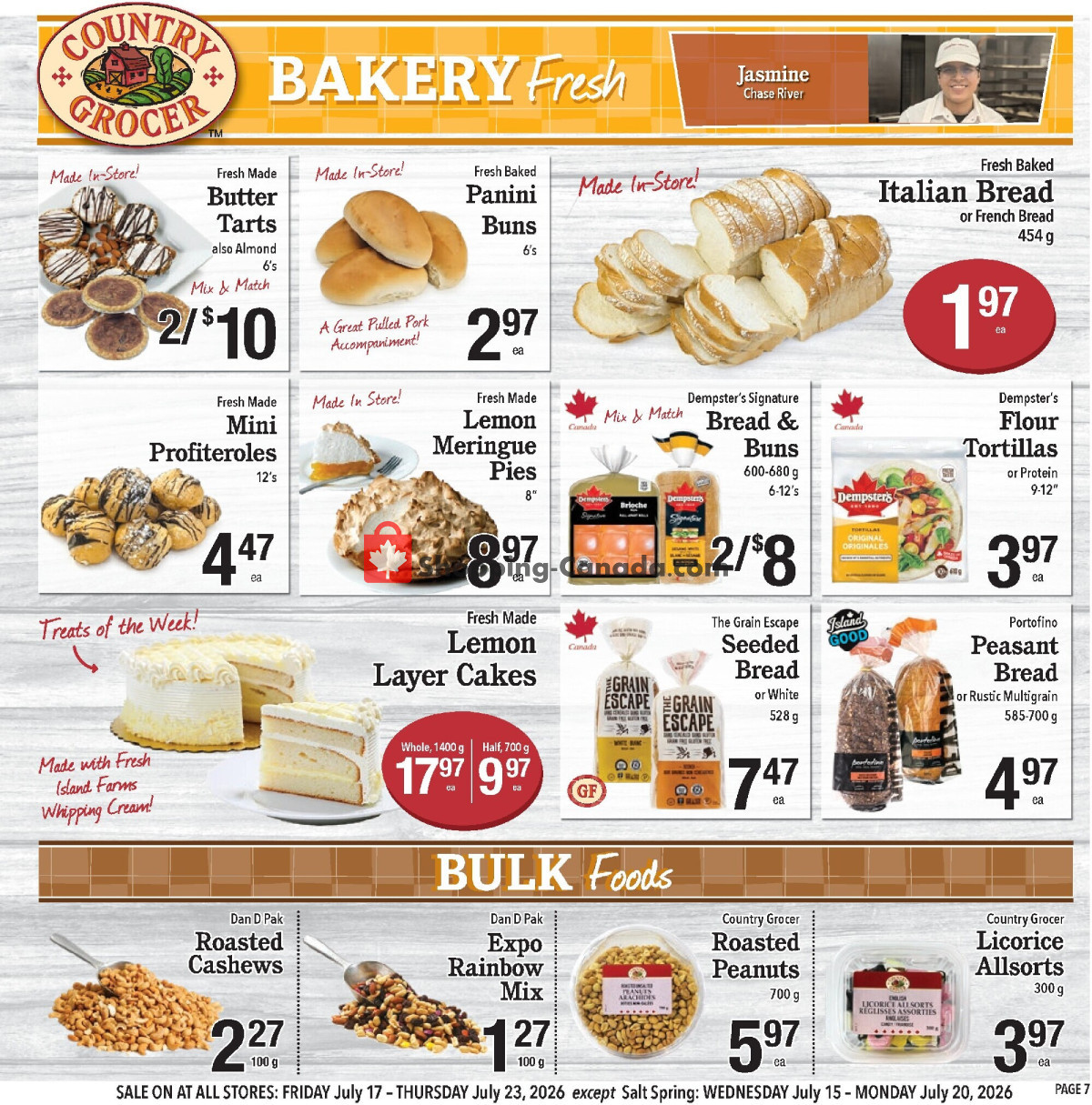 Country Grocer flyer from Friday July 10, 2026 to Wednesday July 15, 2026 - page 7