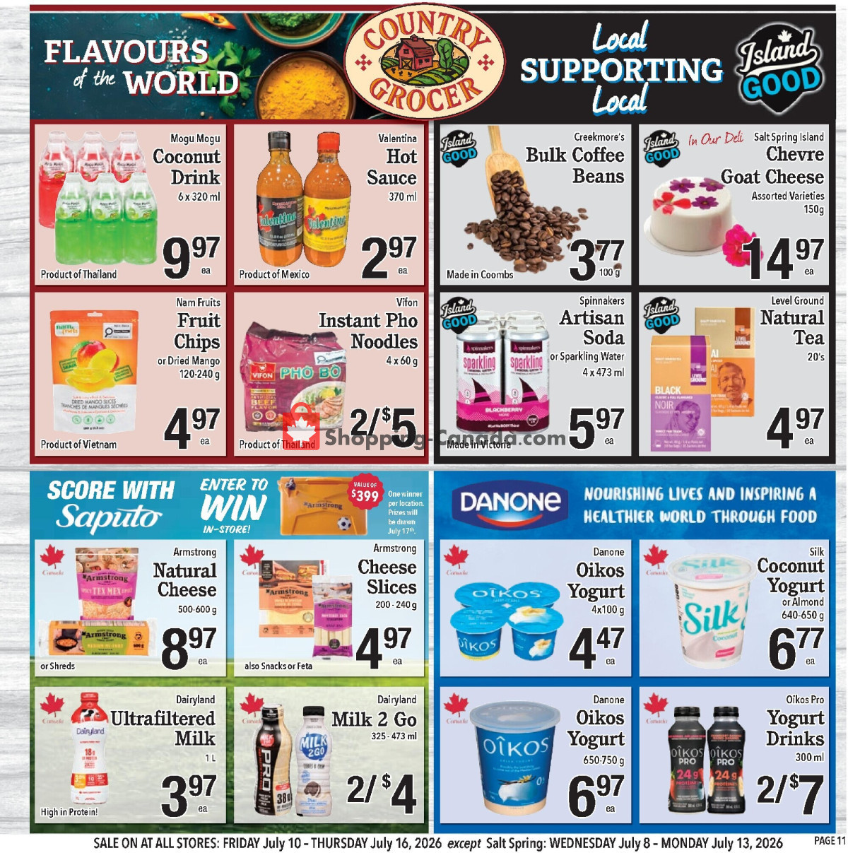 Country Grocer flyer from Friday July 10, 2026 to Thursday July 16, 2026 - page 11