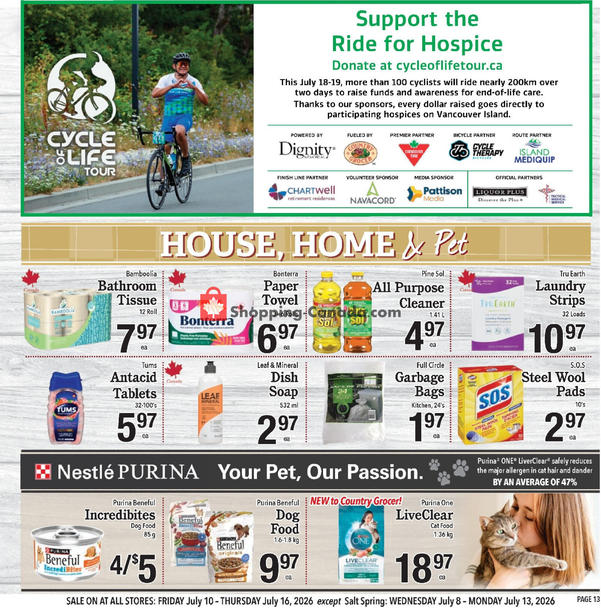 Country Grocer flyer from Friday July 10, 2026 to Thursday July 16, 2026 - page 13