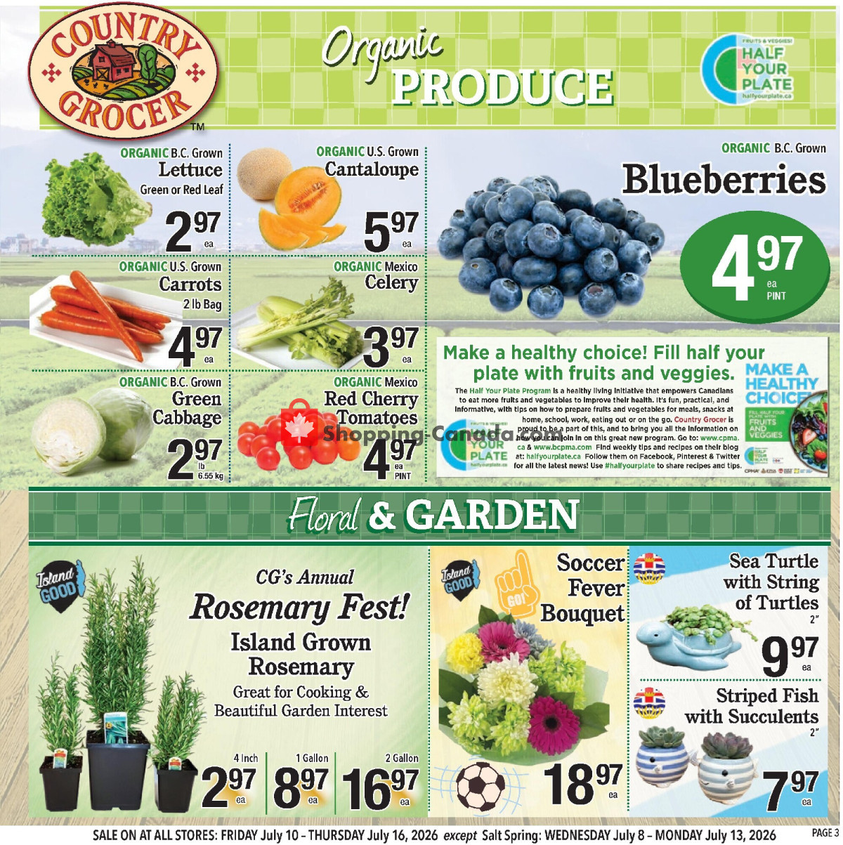 Country Grocer flyer from Friday July 10, 2026 to Thursday July 16, 2026 - page 3