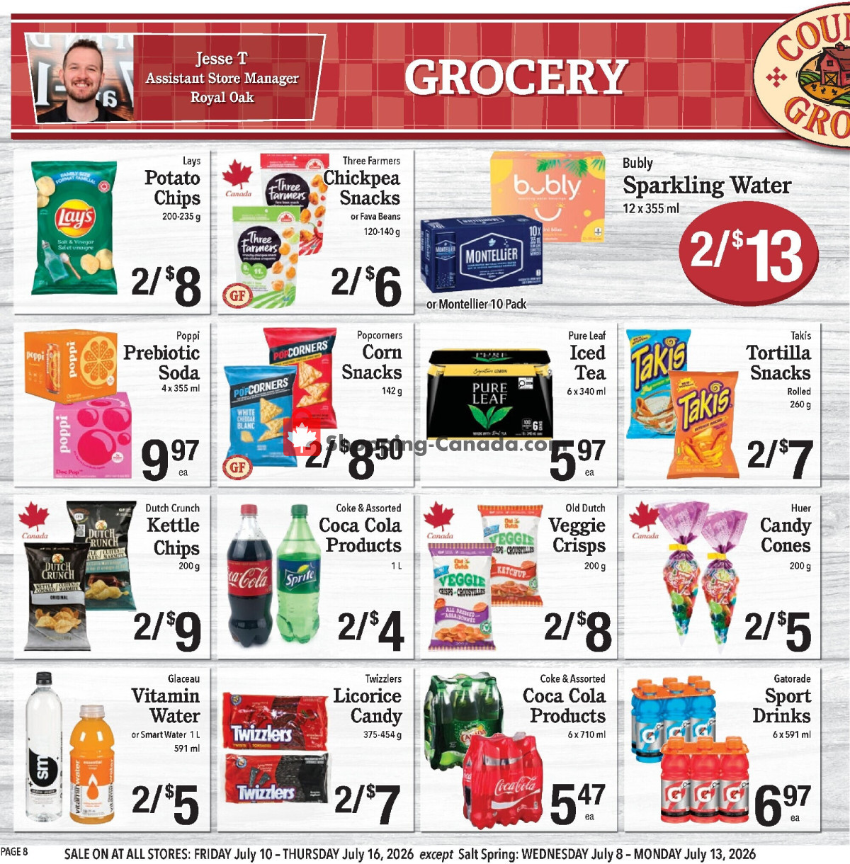 Country Grocer flyer from Friday July 10, 2026 to Thursday July 16, 2026 - page 8