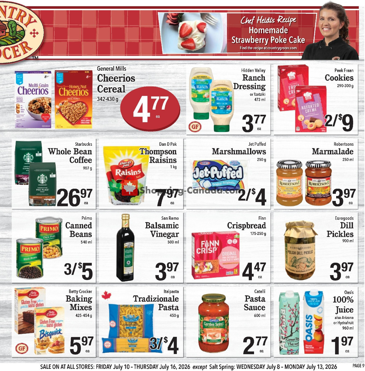 Country Grocer flyer from Friday July 10, 2026 to Thursday July 16, 2026 - page 9