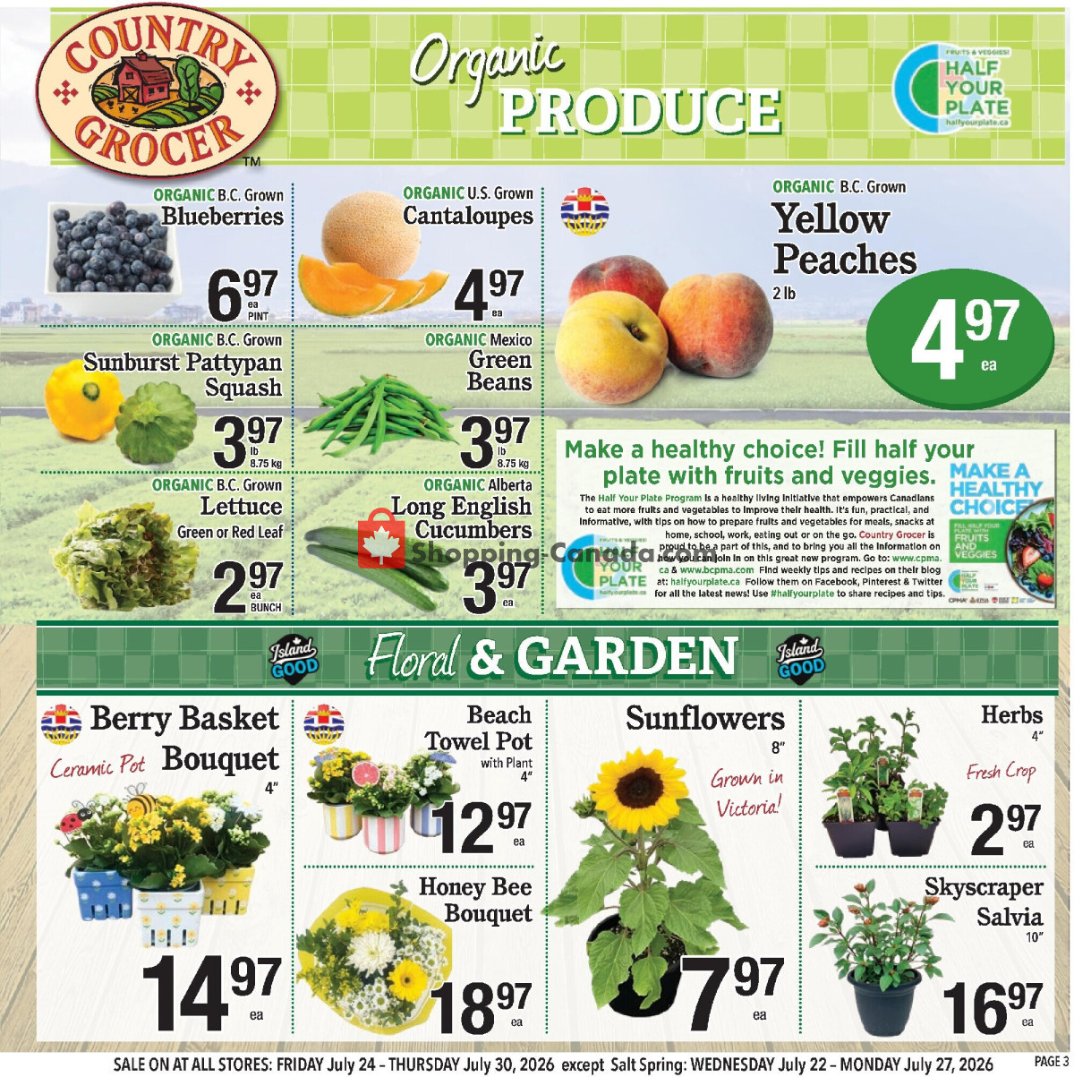 Country Grocer flyer from Wednesday July 22, 2026 to Thursday July 30, 2026 - page 3